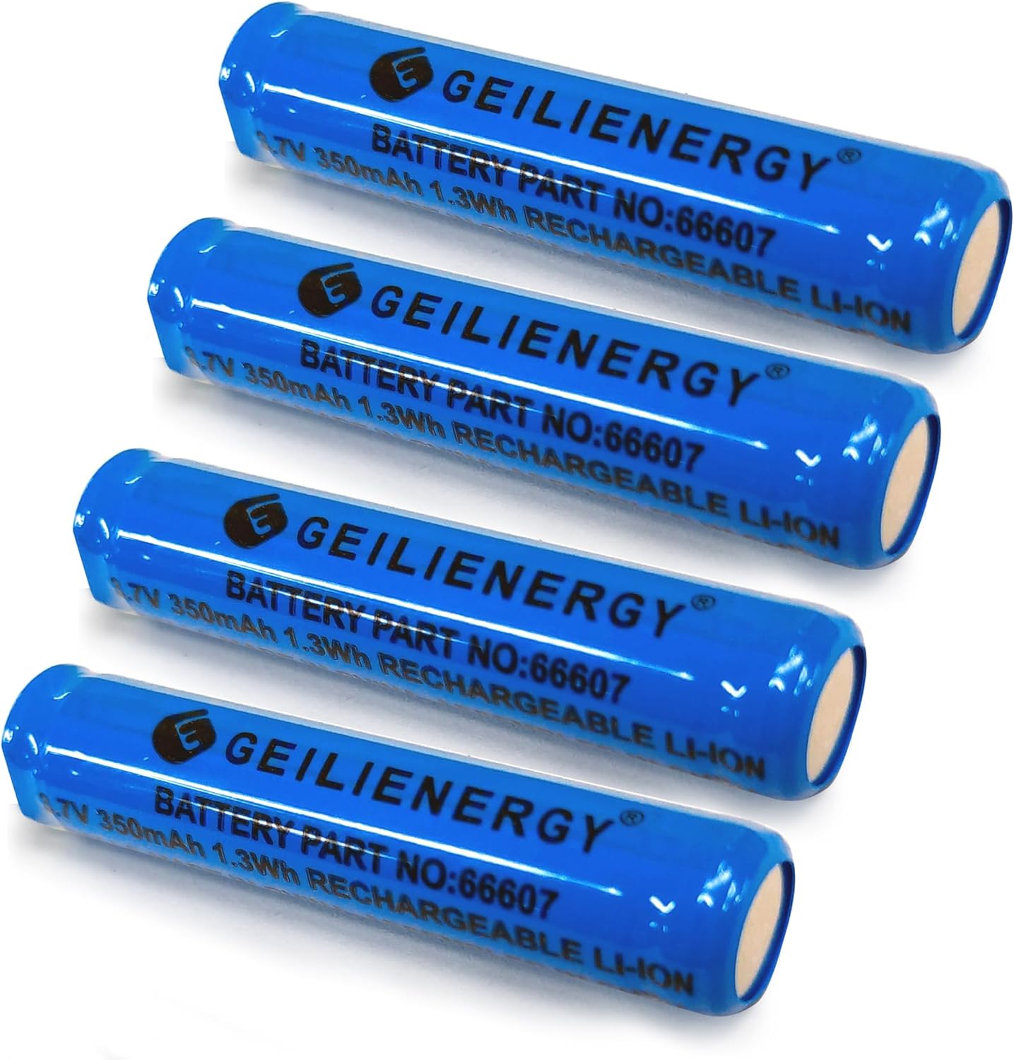 3.7V Lithium Ion Battery Compatible for Streamlight 66607, Streamlight Flashlight - MicroStream USB (2 Pack)
