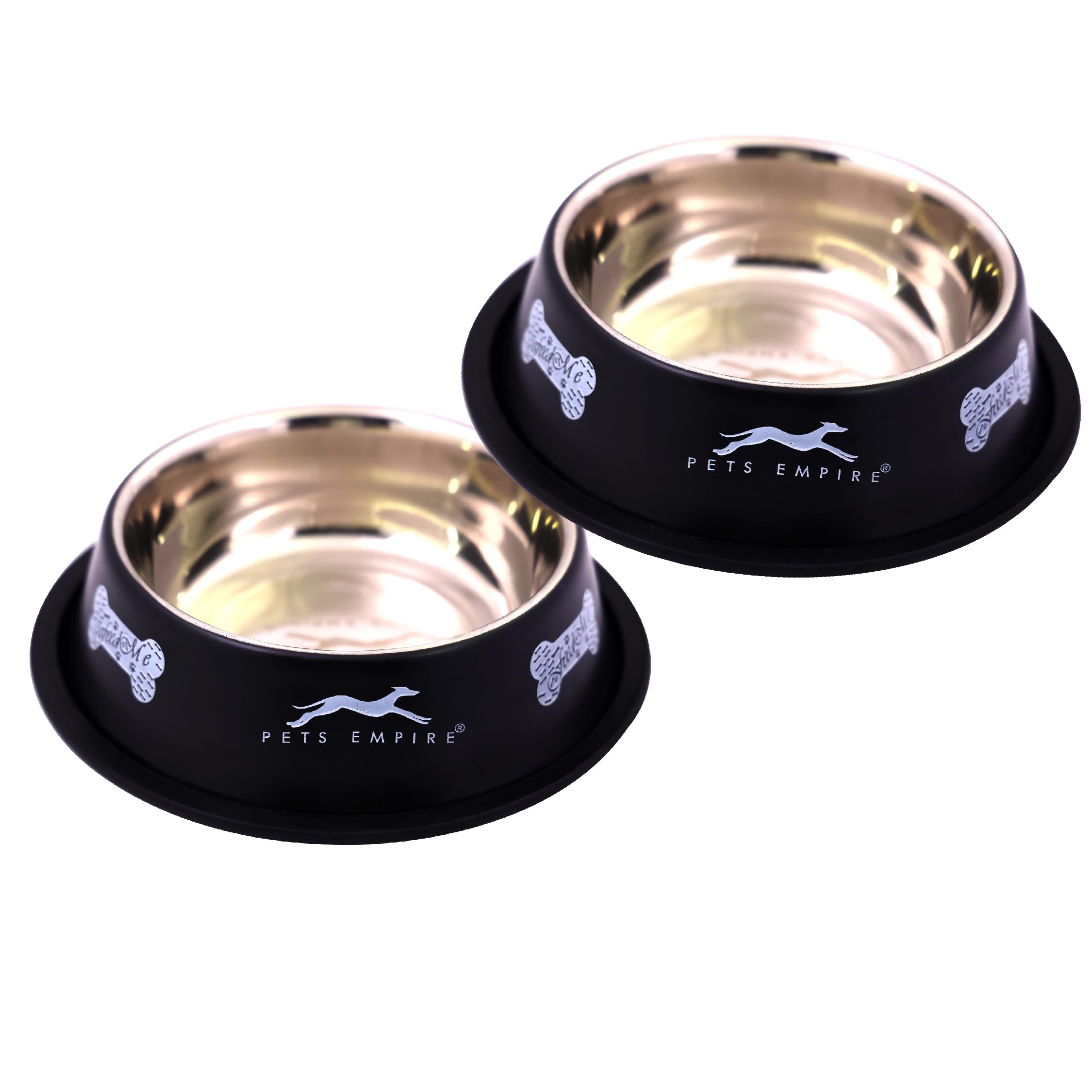 Royale Cat Stainless Steel Dog Feeding Bowl, Black Colour, Medium - 700ml (Buy 1 Get 1 Free) (B09523JVGS) Amazon Price History, Amazon Price Tracker
