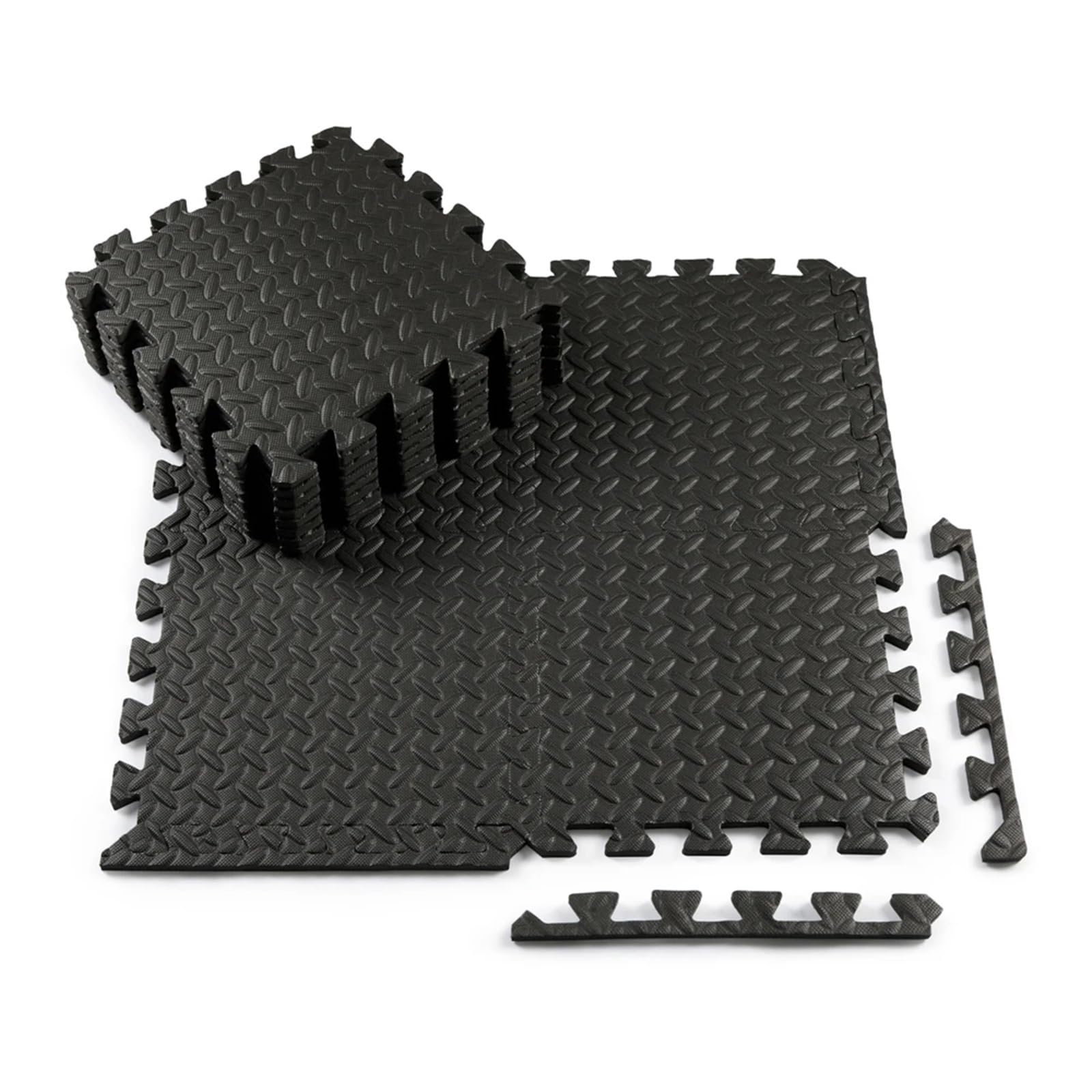 Esterilla Fitness Puzzle Colchoneta de Gimnasio Eva Puzzle Gimnasio Suelo Sala de Deportes Colchoneta de Espuma Juego de Espuma Enclavamiento Fitness(Gray,24pcs-30x30cm)