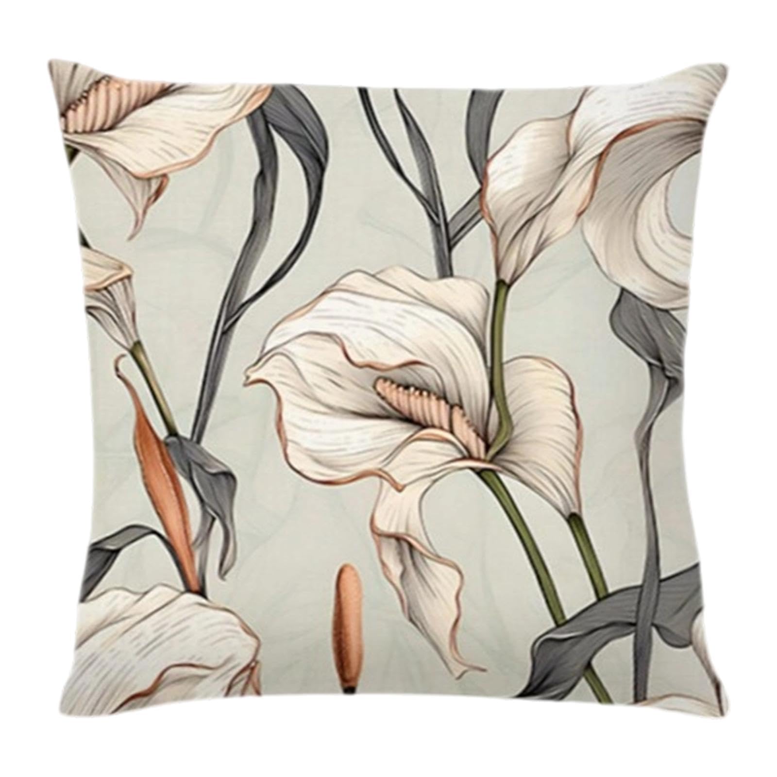 Flower Pillow Cover Chairs Living Room Modern Hotel Floral Throw Pillow Case Style A|Home & Garden | Home D?©cor | Pillows-image-42