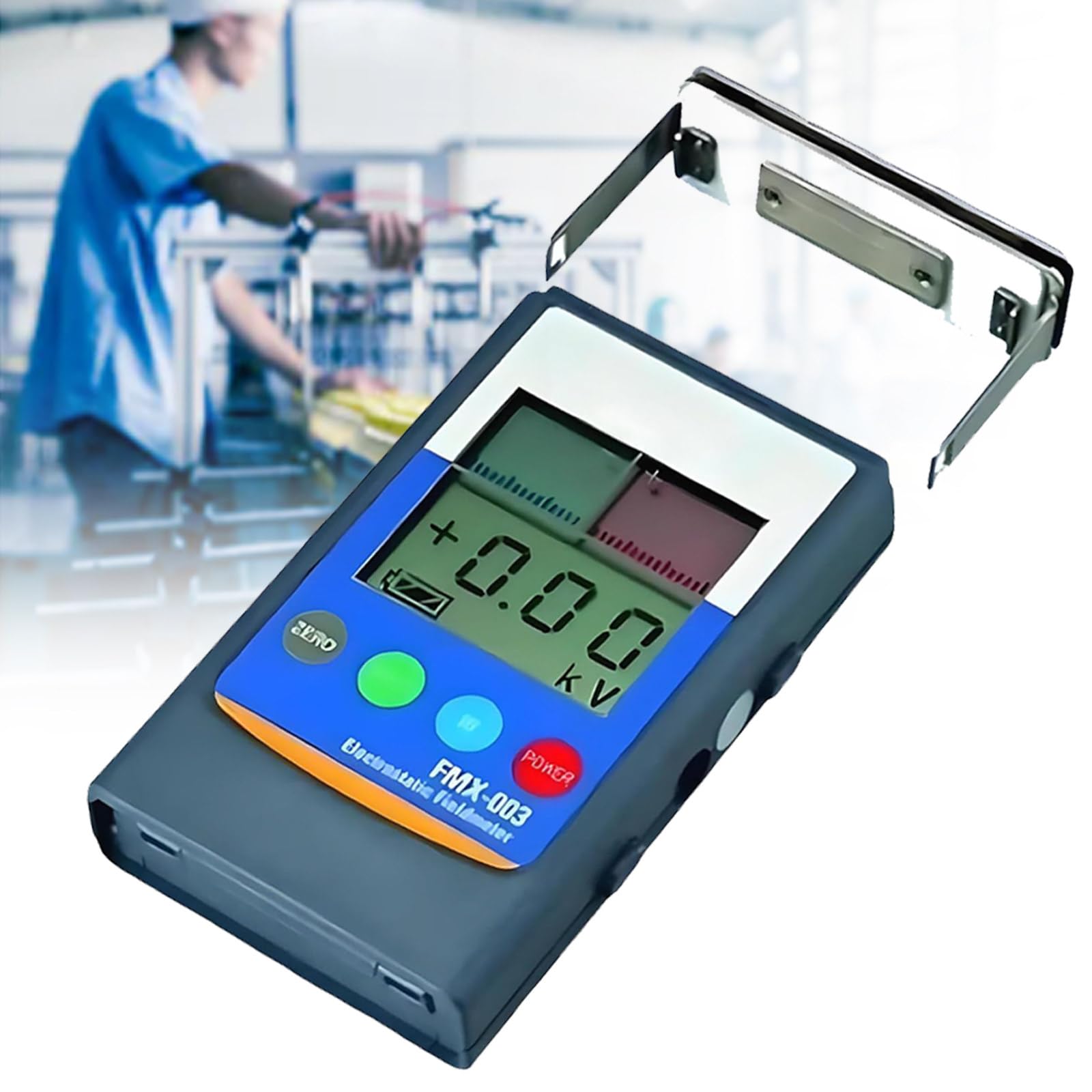 Voltmètre électrostatique sans contact FMX-004 mesureur de champ LCD 1.49KV
