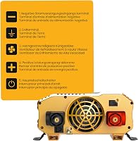 Krieger 1100W Feszültségátalakító - 12V-230V Inverter Autóba, Kempingezéshez, LCD Kijelzővel, 2 USB Porttal és EU Csatlakozóval 9