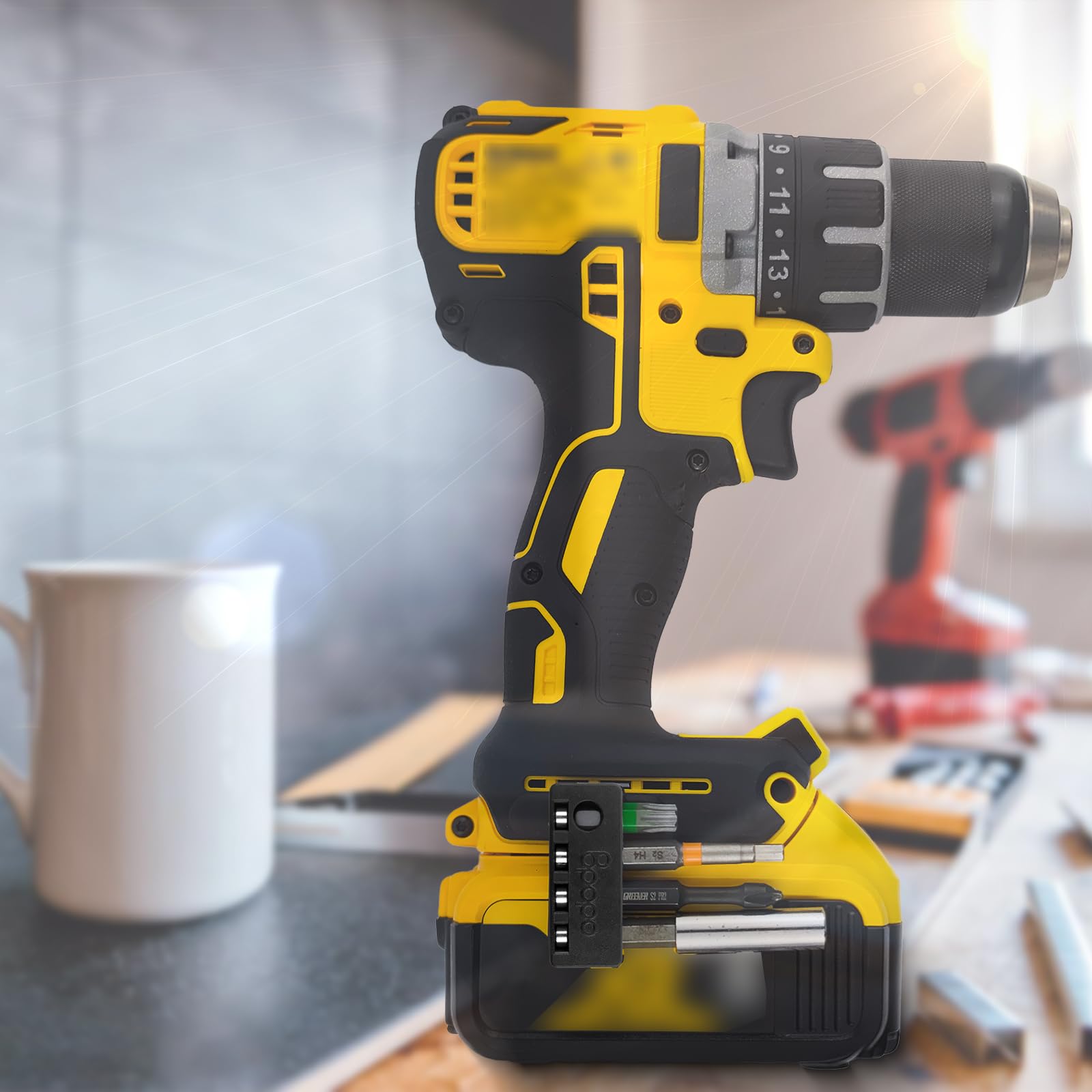 Amazon.co.jp: 磁気1/4インチ六角ビットホルダー Dewalt Wrox