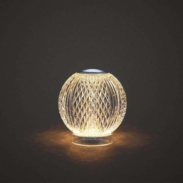 AGM Desk Lamp, Rechargeable Modern Designed Desk Table Light for Bedroom, Living Room, Dining's Room, Office, Restaurant-Diameter 4.33inch