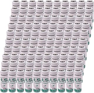 (100 Pcs/Set) 3.6V 3600mAh LS17500 Lithium Battery LS 17500 Battery Replacement for CNC Water Meters Frequency Converters (3.6 Volt, 3.6 Ah, Non-Rechargeable)