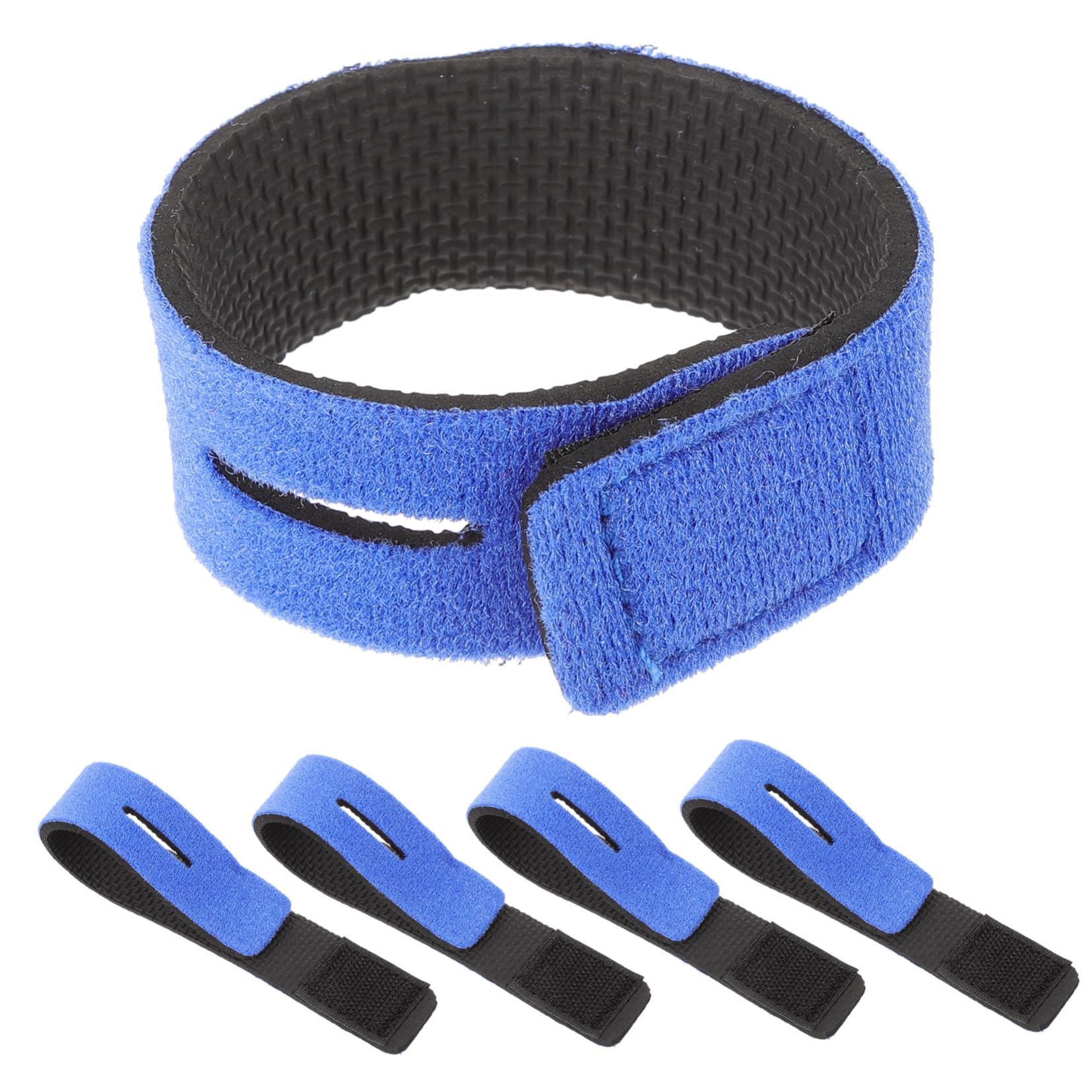 BESPORTBLE 4sets Fishing Pole Strap Rod Straps Fishing Pole Covers Elastic No Damage Durable 5pcs*4