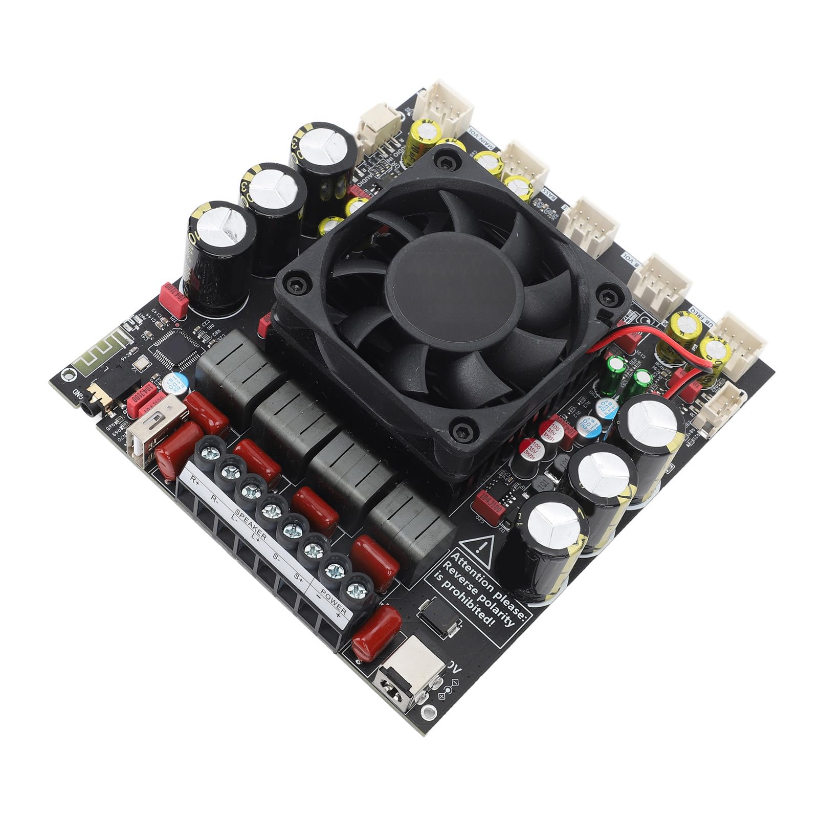 FTVOGUE Scheda Amplificatore Digitale, Materiale PCB, Audio Stereo 2x300 W con Guadagno Regolabile per Subwoofer, Ideale per l'home Theater e gli Appassionati di Musica