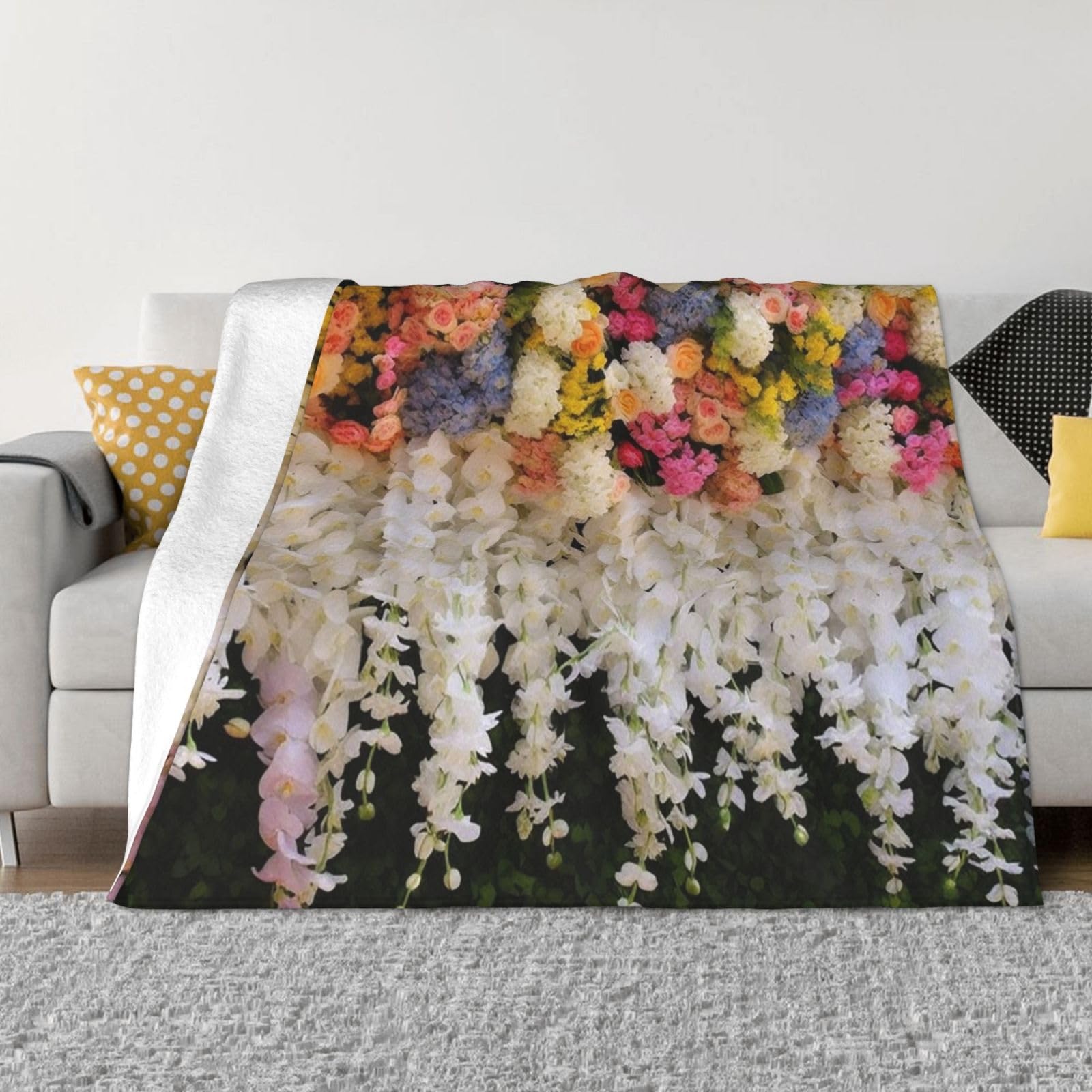 Couverture polaire anti-froid flanelle légère contre les nuits fraîches lit et canapé