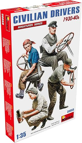 MiniArt Sprue Brothers 135 Civilian Drivers 1930-40s Set de figuras MIA38050