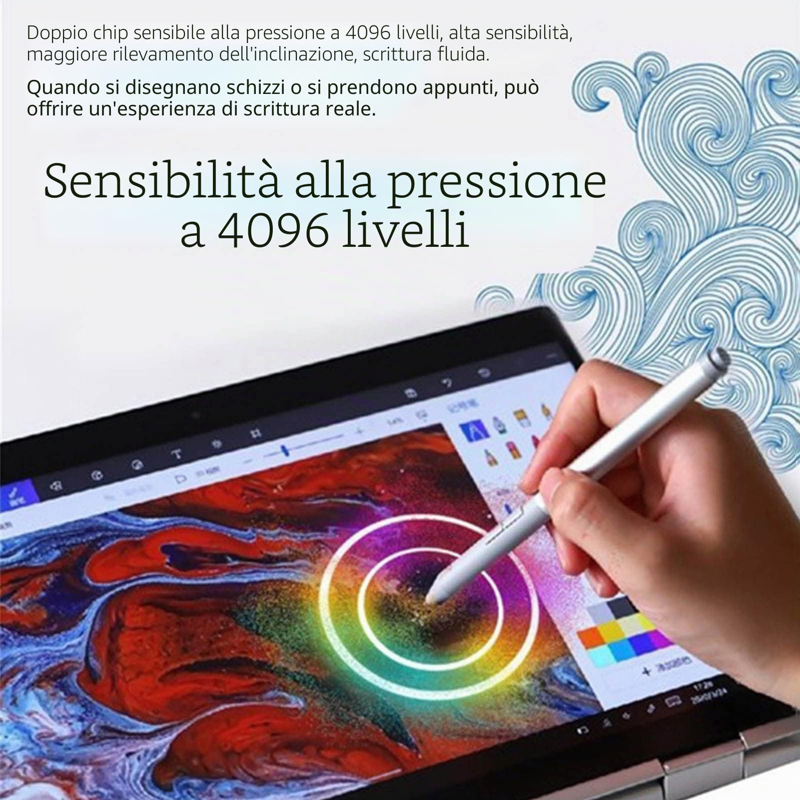 VBESTLIFE Penna Attiva per HP Elite X2 1013 G3, G4, per HP EliteBook X360 1030 G3, G4, Ok X360 1030 G3, per HP EliteBook X360 1030 G4, 1040 G5, 1040 G6