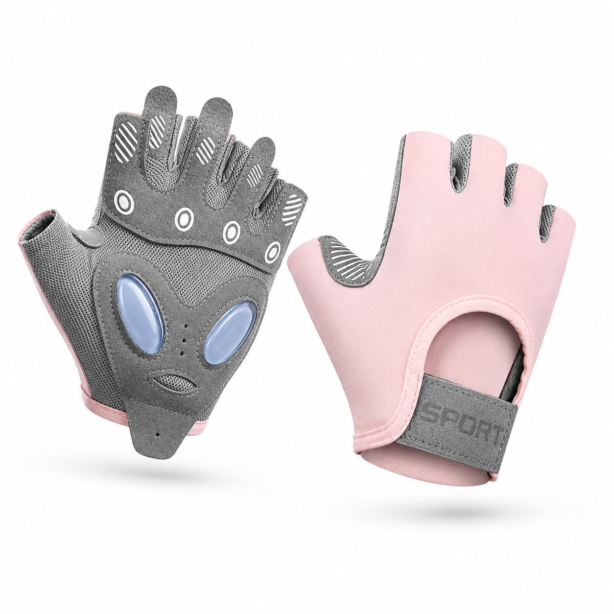 Leosportz Gym Gloves for Women with Wrist Support – Anti-Slip Half Finger Workout Gloves | Weight Lifting Gloves Women for Fitness, Exercise & Training | Ladies Gym Gloves-image-37