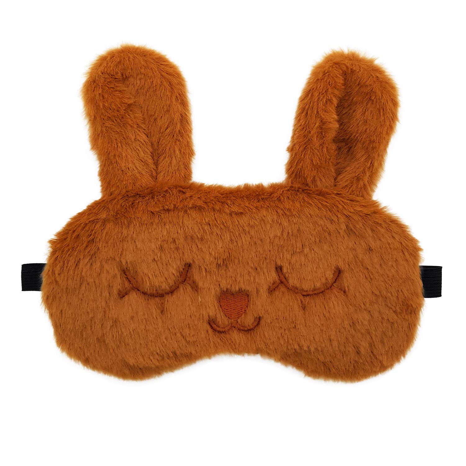 Jenna™ Cute Fur Sleeping Eye Shade Mask Cover for Insomnia, Meditation, Puffy Eyes and Dark Circles Bunny Brown … (B07LCQYFF4) Amazon Price History, Amazon Price Tracker