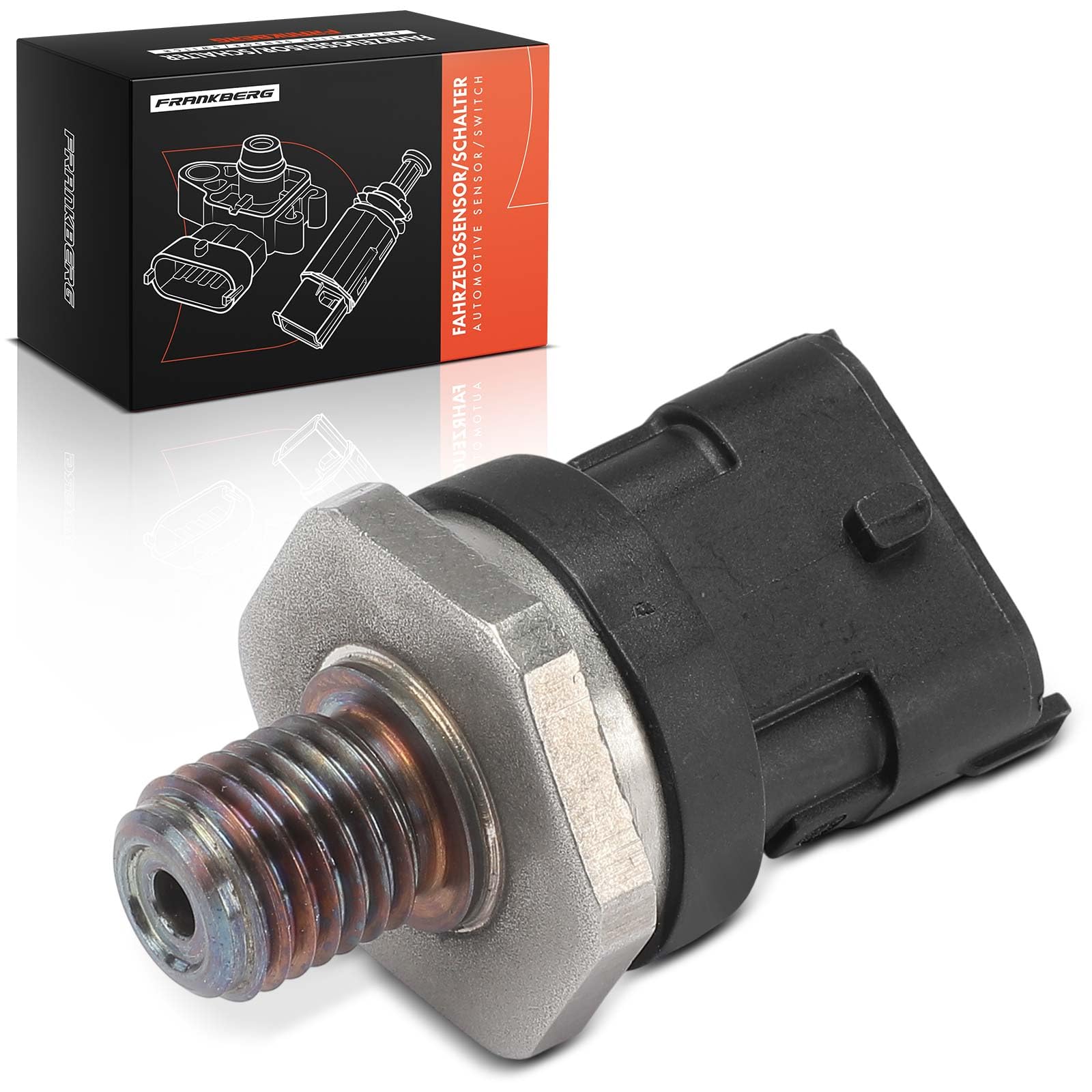 Frankberg Capteur de pression d'admission 3-Pôles Compatible avec Sorento I JC Tucson JM Multipla 186 Laguna II Grandtour KG0/1 Omega B Caravan V94 Remplacer# 46779638