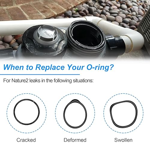Miniatura 6 de R0502500 Kit de juntas tóricas para Nature2 Fusion Inground, Fusion Soft, Vision Pro sobre el suelo compatible con cristales Zodiac Jandy Polaris