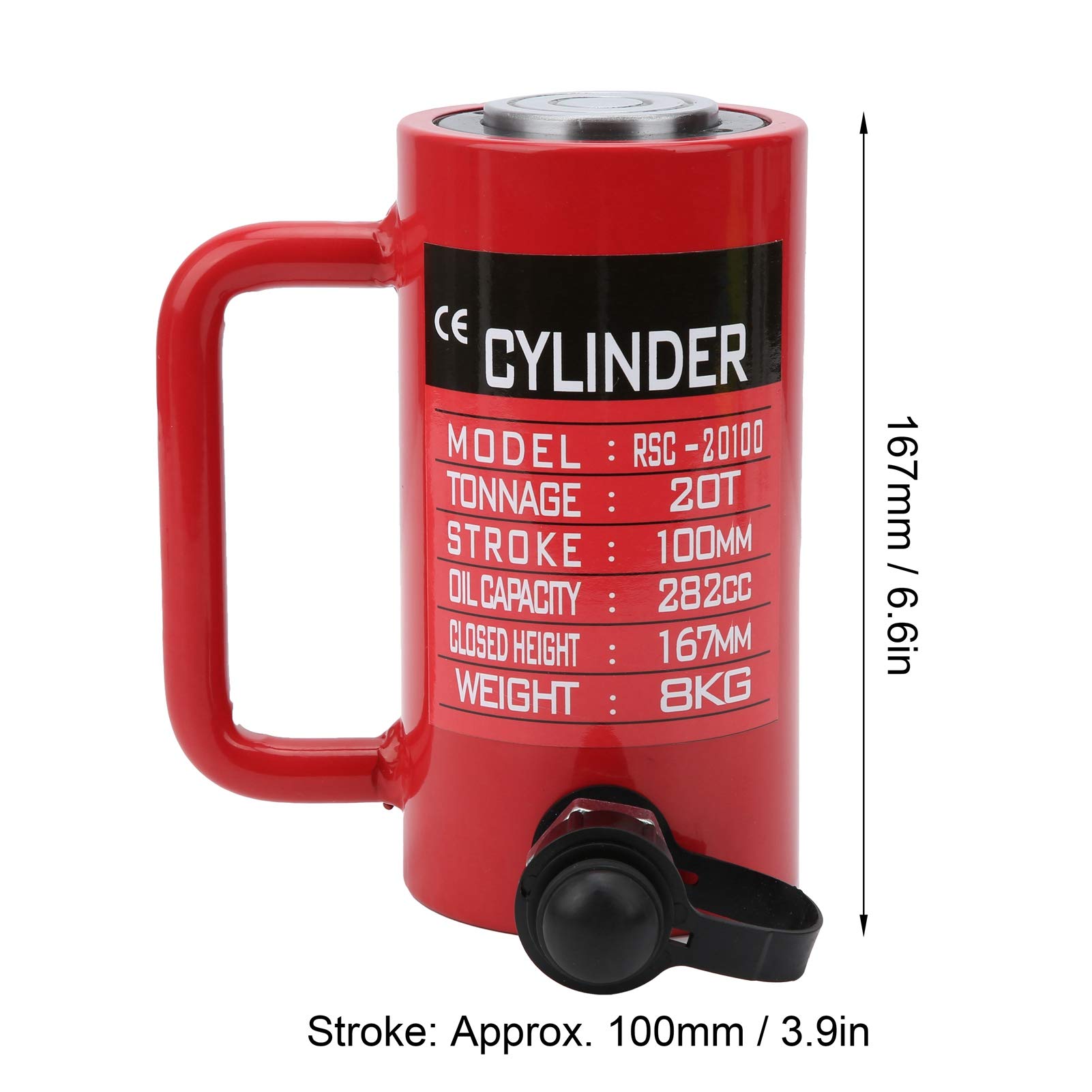 Trwały Cylinder Hydrauliczny 20T Oddzielne Tłoki Otworu do Produktów Przemysłowych RSC -20100
