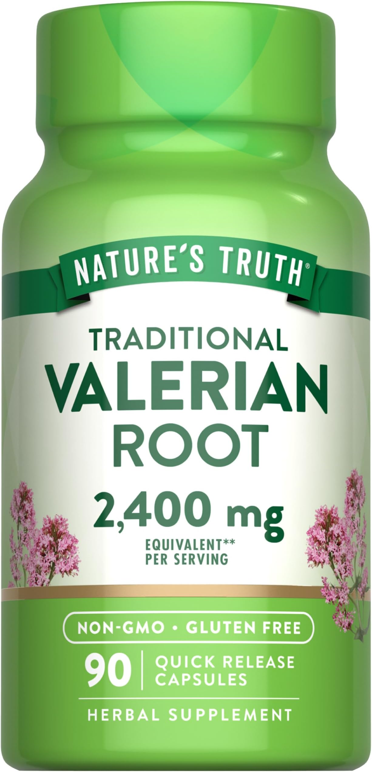 Valerian Root 1200 mg Supplement, 90 Count