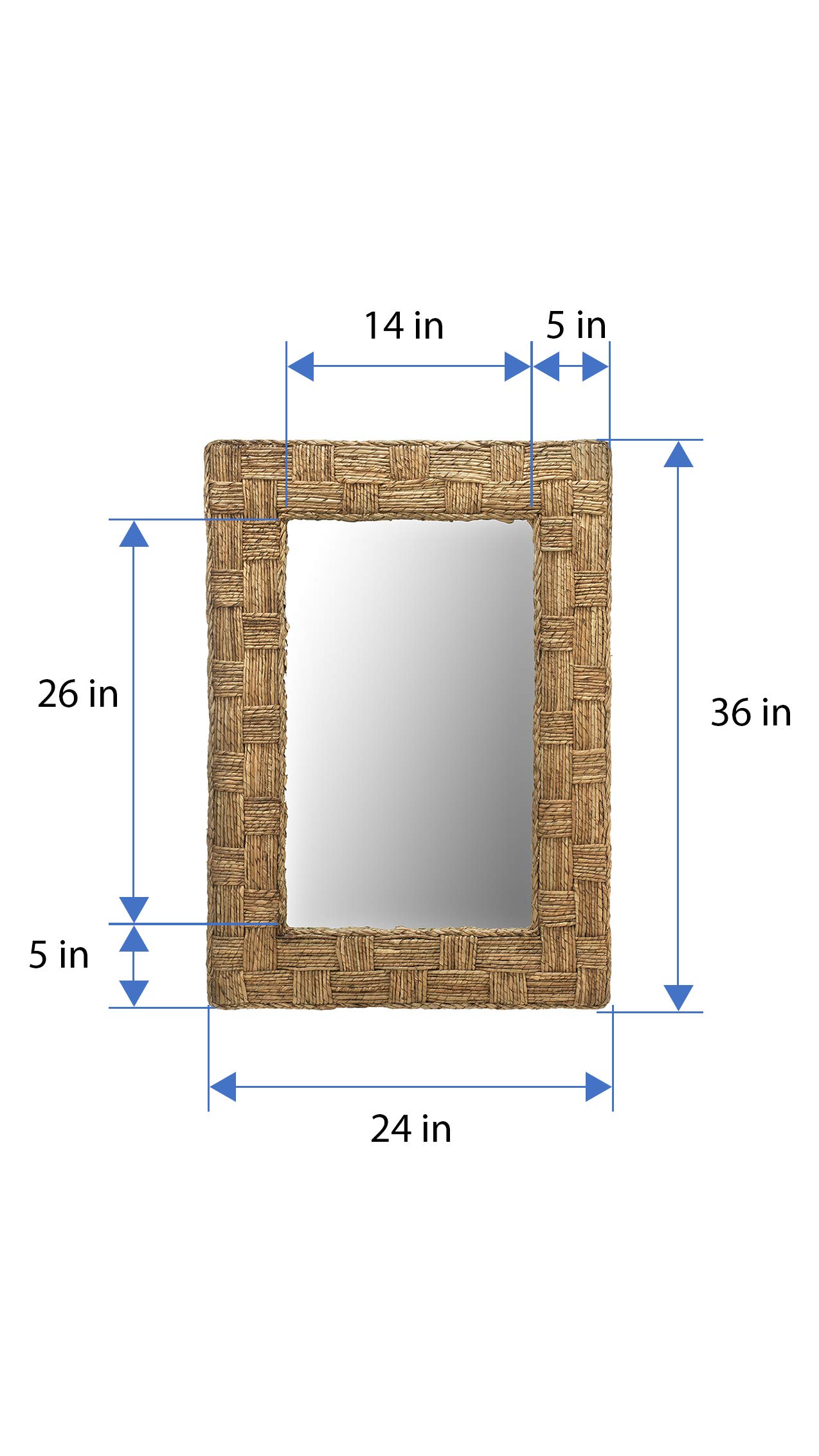Amazon.com: KOUBOO 1040139 Rectangular Checquered Wall