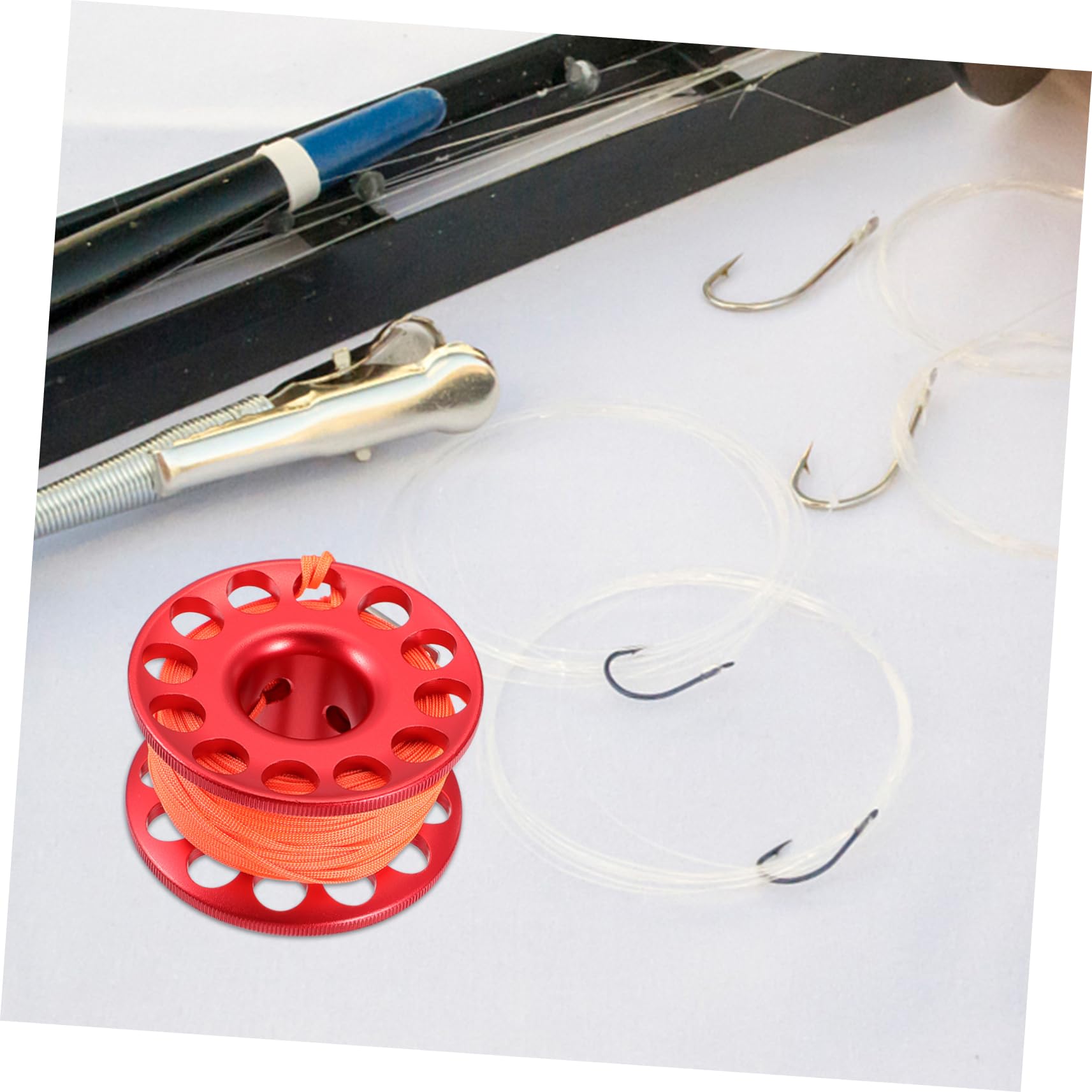 Mipcase Water Diving Spool Reel Anti-Winder Aluminum Construction for Divers' Safety and Efficiency