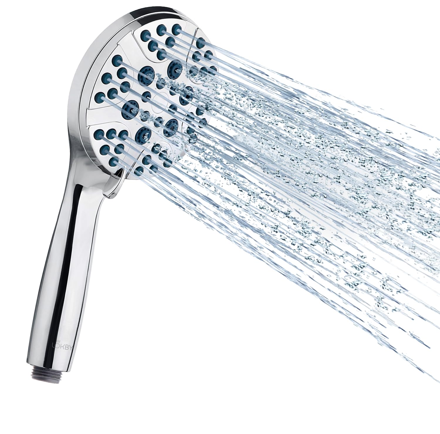 Lokby 8 Settings Shower Head High Pressure, Water Saving System 28% Less Water with High Pressure Shower Heads