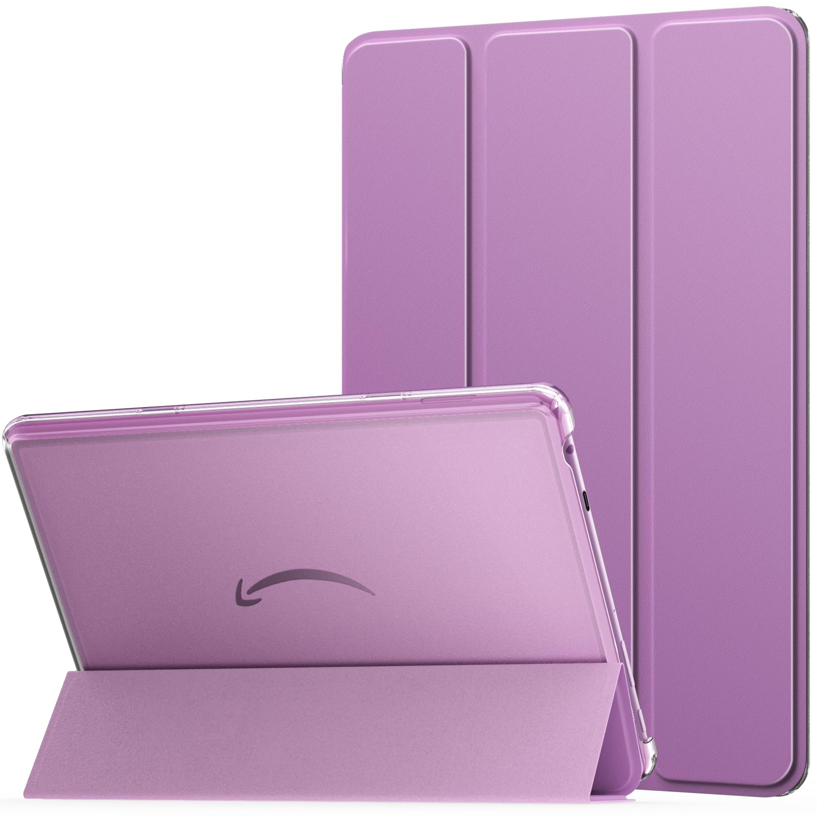 MoKo Case for All-New Amazon Kindle Fire HD 10 Tablet (13th Generation, 2023 Release) 10.1", PU Leather Trifold Stand Cover for Fire Tablet 10 2023, Auto Wake/Sleep, Purple