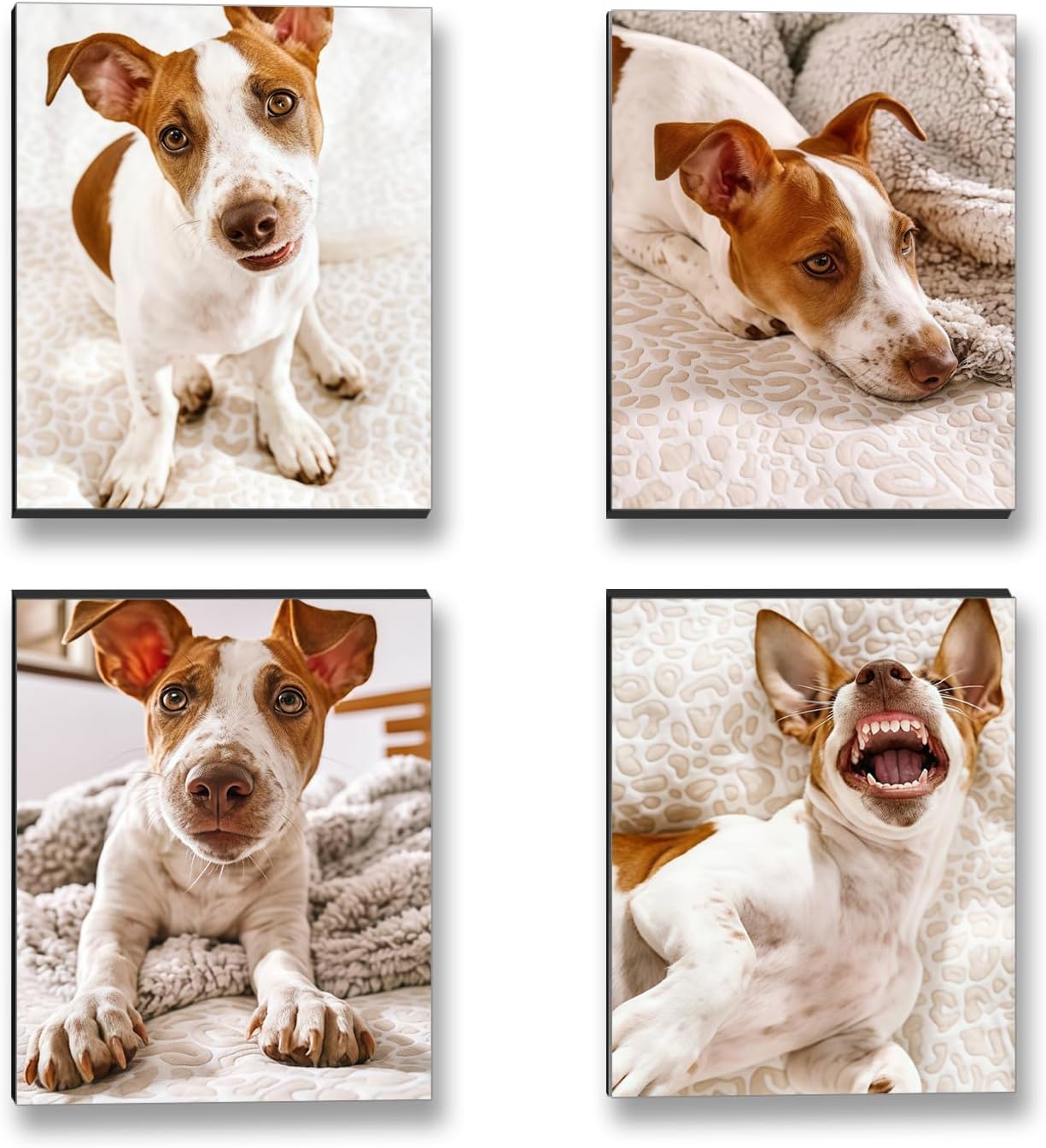 Custom Photo Tiles Personalized Picture Frames, Peel and Stick Wall Decor, HD Photo Prints on MDF, 9 Piece Set, Multiple Sizes Options for Home, Offices, Gallery Decor