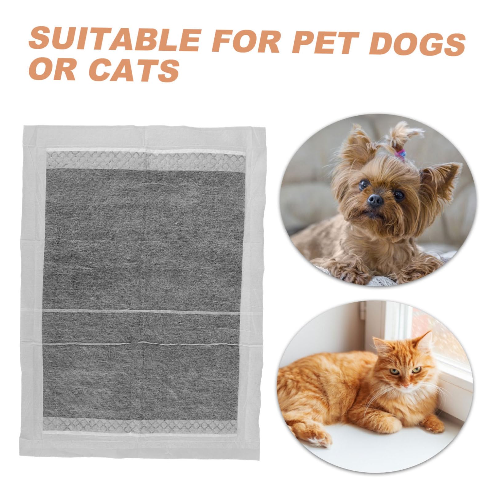 YARNOW Almohadilla para Orinar para Perros y Gatos 100 Unidades Desechables Alta Capacidad De Absorción