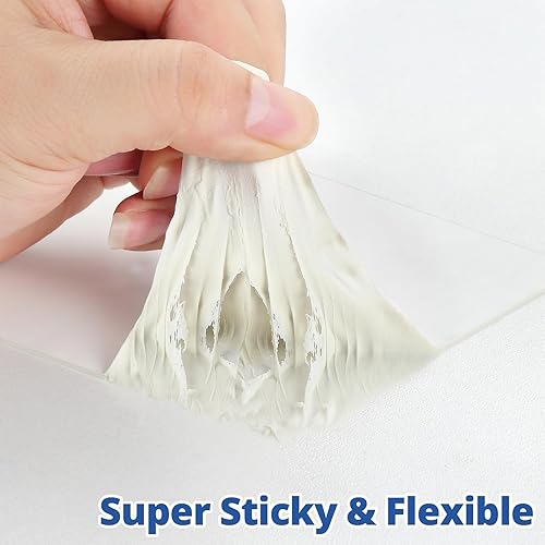 Miniatura 2 de Cinta selladora de reparación de caravana blanca, 4 pulgadas x 50 pies, para evitar fugas en el techo de cámper, resistente a los rayos UV,