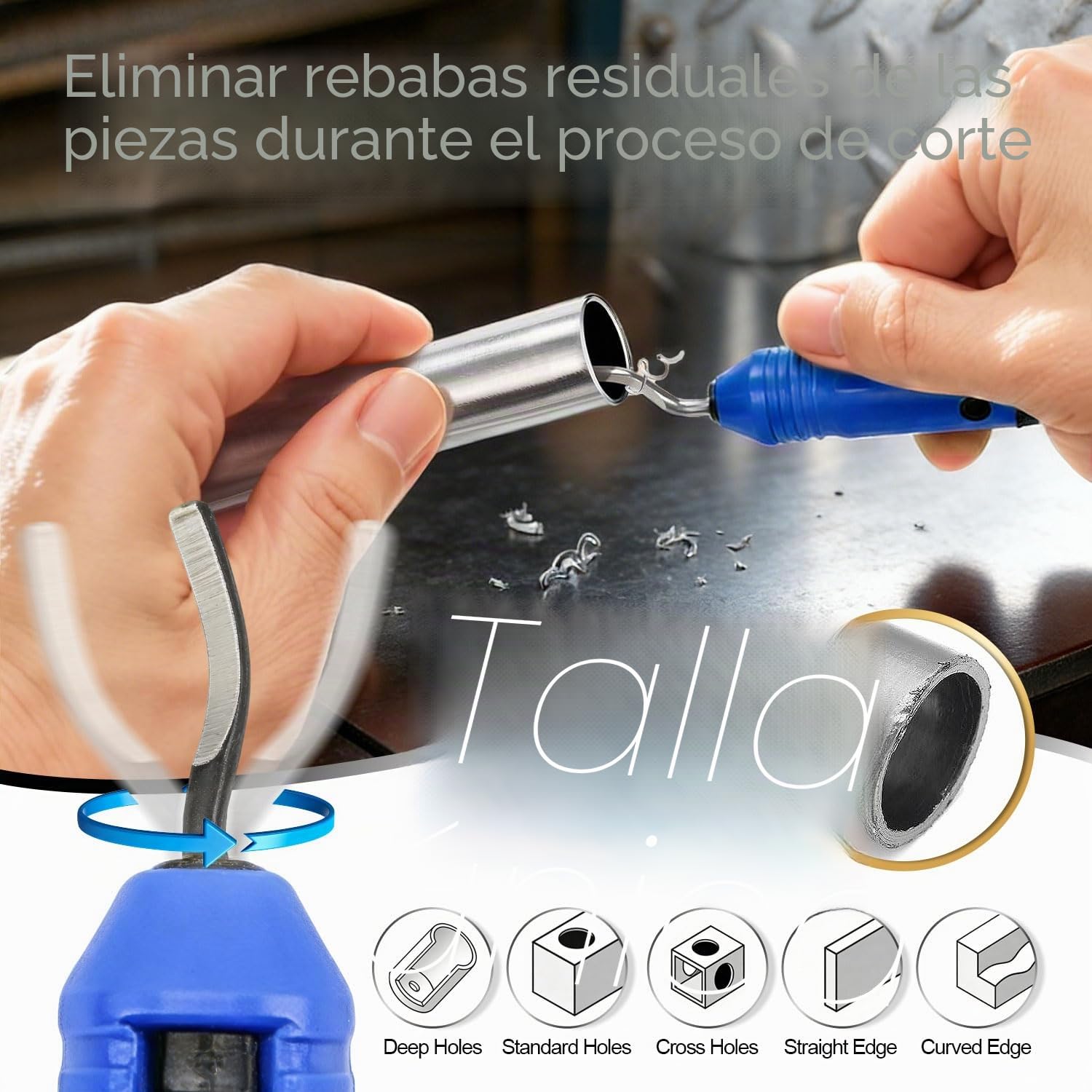 8-29 mm Trinquete Cortatubos PVC de Tubos con 3 Cuchillas de Repuesto Herramienta de Desbarbador Multicapa Guantes y Apto para Tubos de Corta Tubo Cobre Acero Inoxidable Acero Aluminio y PVC