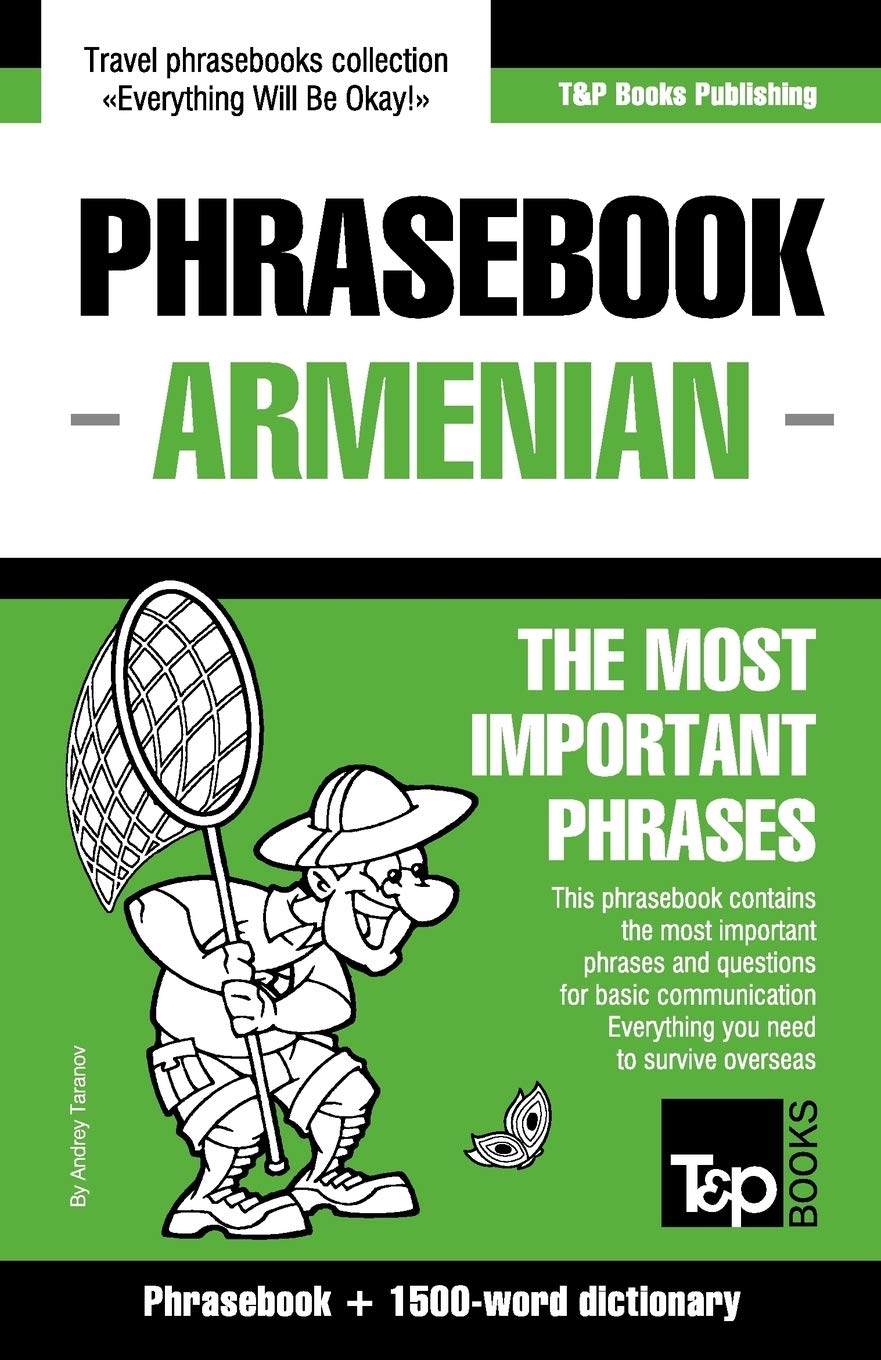 English-Armenian phrasebook and 1500-word dictionary: 34 (American English Collection)