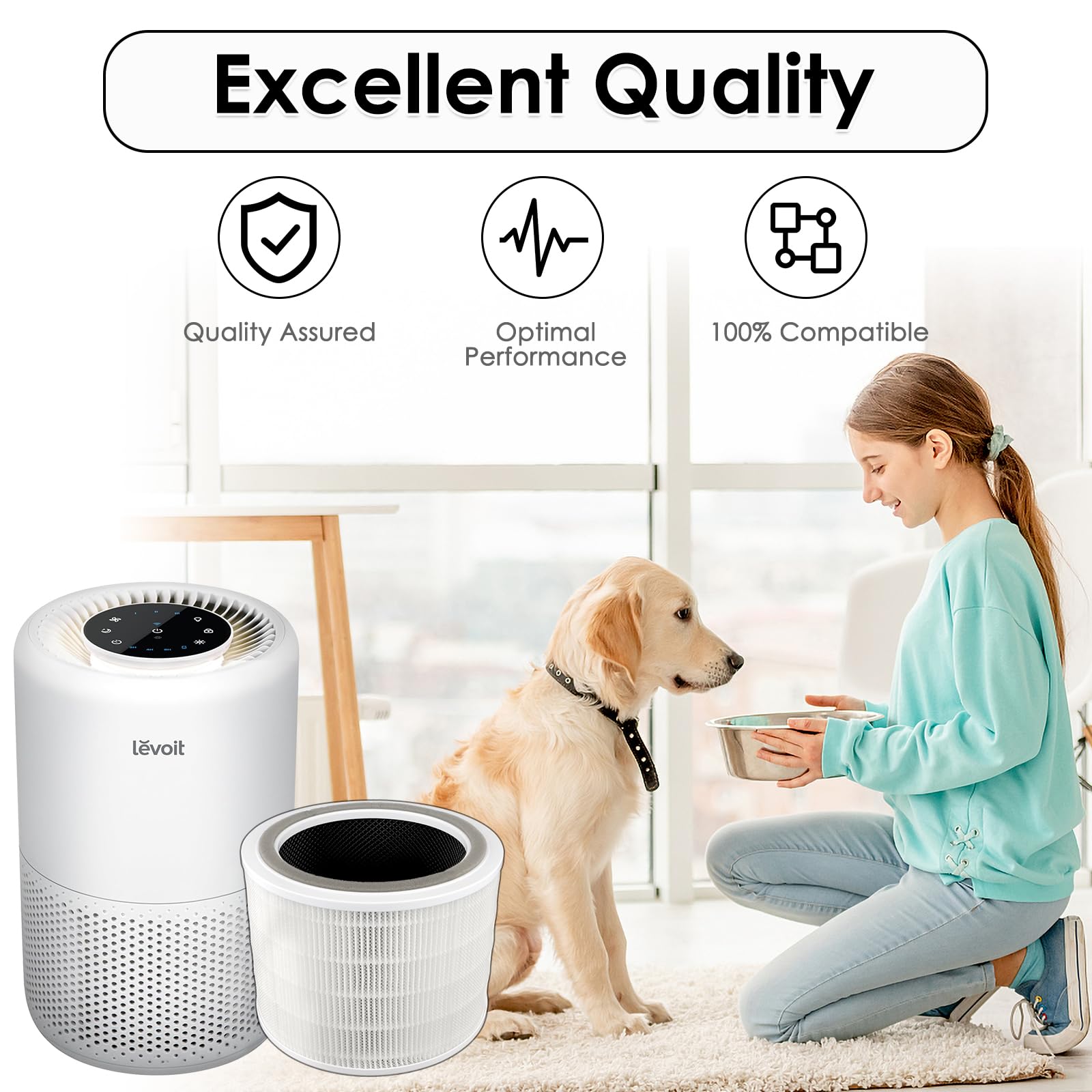 Lõi Lọc Diệt Khuẩn Cho Máy Lọc Không Khí Levoit Core 400S RF Hàng Chính Hãng I.897079638