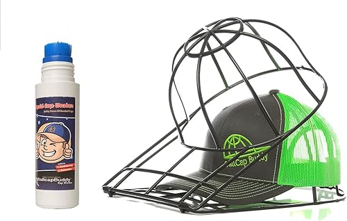Combo Special Ballcap Buddy Cap Lavadora y gorra de béisbol de limpieza de sombrero de lavadora/limpiador de zapatos jabón con cepillo suave -