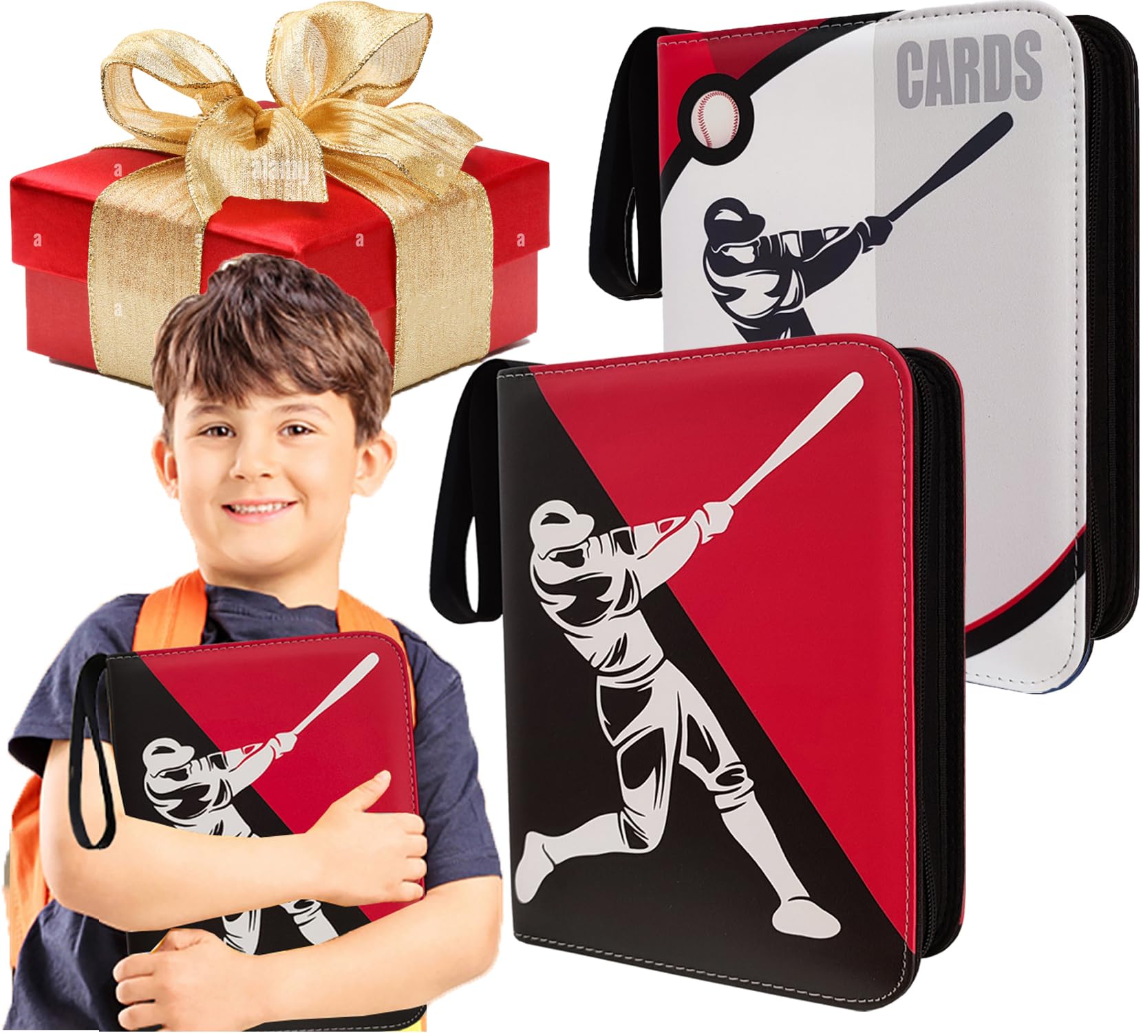 2 Pack Baseball Card Binder Gift
