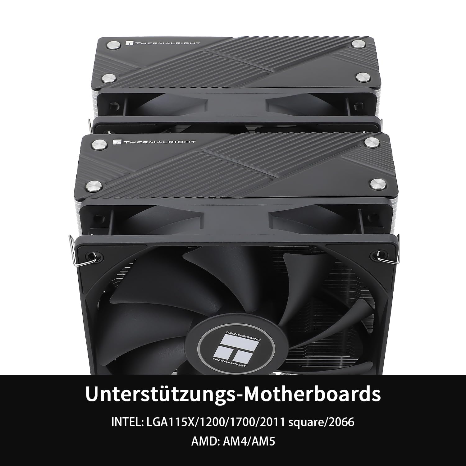 Thermalright Phantom Spirit 120 CPU-Kühler,Dual TL-C12B V2 PWM Lüfter, 7 Heatpipes -Kühlung,Mit 1500RPM Geschwindigkeit,Für AMD AM4 AM5/Intel 1700/1150/1151/1200/2011, PC-Kühlkörper