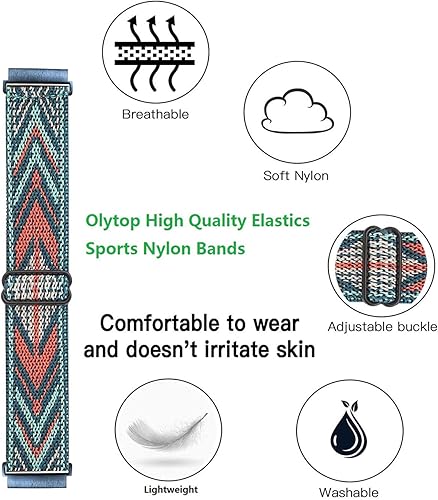 Miniatura 2 de Olytop Banda De Reloj Deportivo De Silicona Suave De 0.866 in Para Samsung Galaxy Watch3 1.772 inGear S3 Frontier - Regalo De Navidad