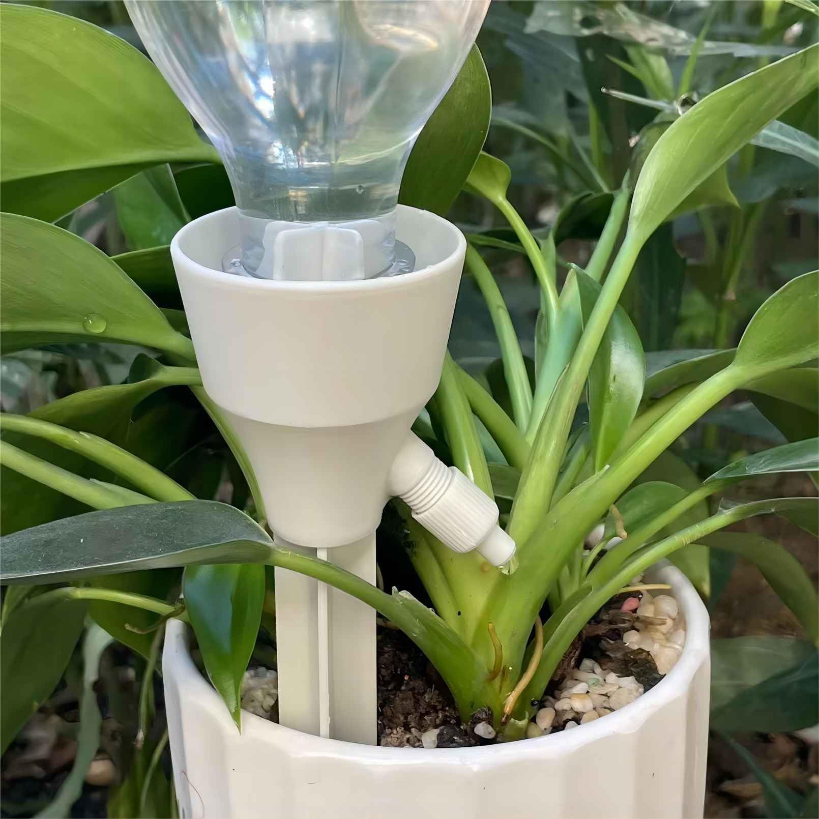 Sistema De Riego Automático Para Plantas - 6 Unidades, Ajustable De 1 A 15 Días, Compatible Con Botellas