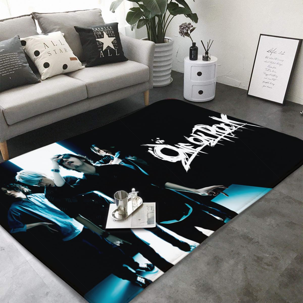 【最安値】 ONE OK ROCK ラグマット Mサイズ ONE OK ROCK ラグマット Mサイズ Amazon|カーペット ワンオク