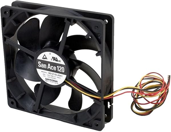 オウルテック PCケース用山洋電気製静音ファン 12cm 25mm厚 1500rpm SF12-S4 - 1