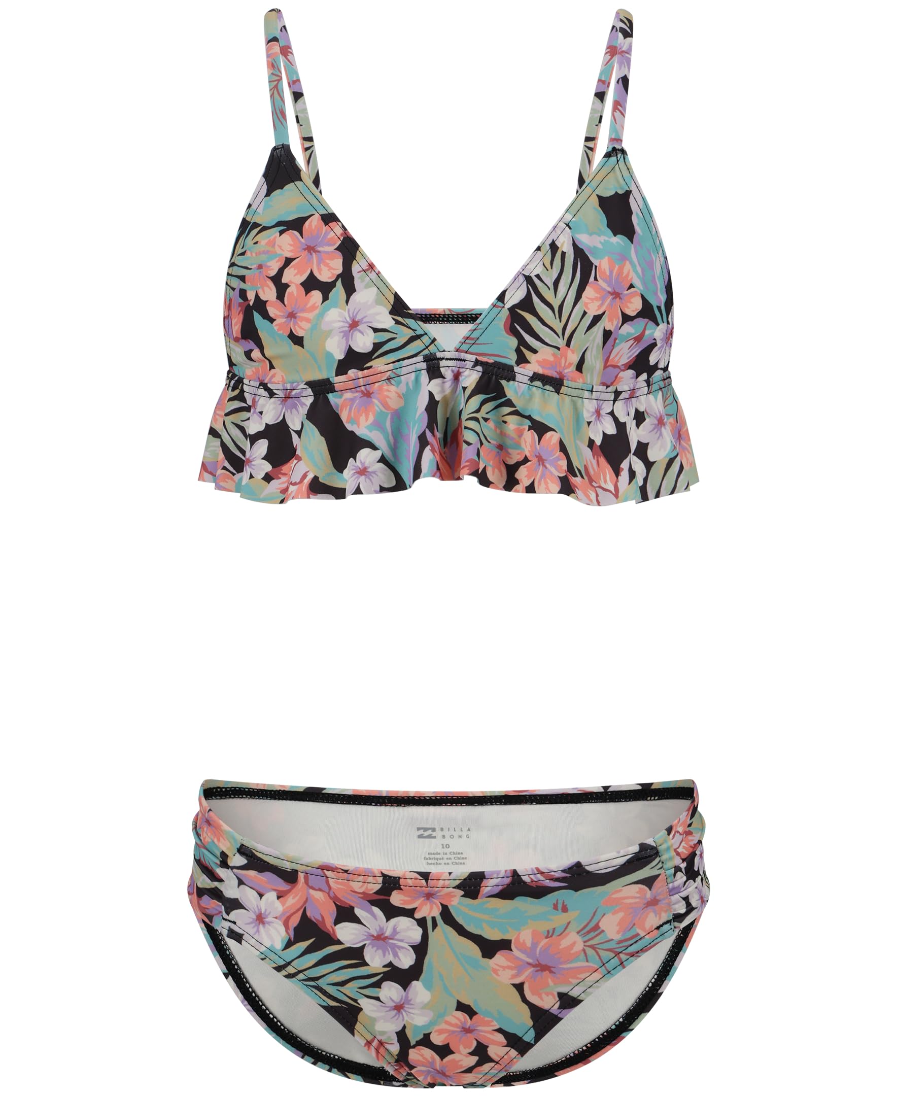 Billabong Costume da Bagno a Due Pezzi da Bambina, Protezione Solare UPF 50+, ad Asciugatura Rapida