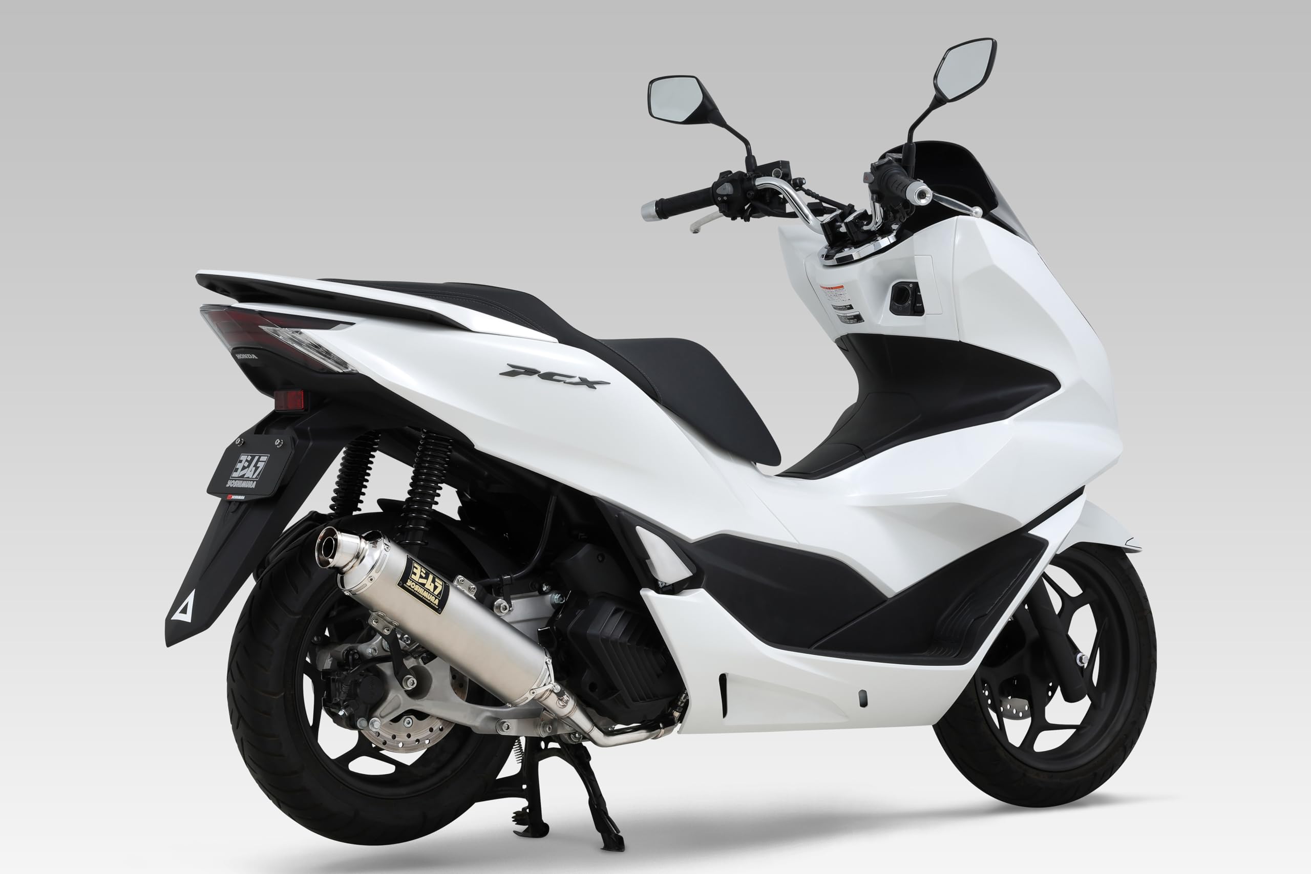 ヨシムラ PCX160 フルエキマフラー サテンフィニッシュ/カーボン ヨシムラ PCX160 マフラー フルエキゾーストマフラー 機械曲R