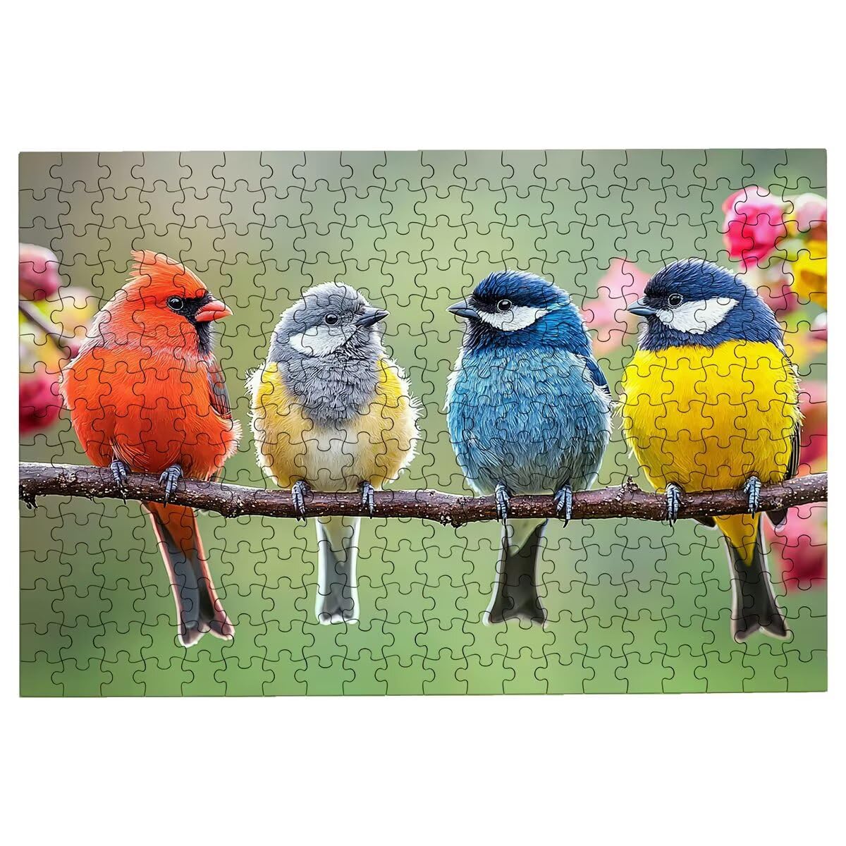 Puzzle 3000 sztuk ptak, drewniane puzzle zwierzęce, klasyczne wyzwanie puzzle dla całej rodziny, zabawki puzzle litery na plecach, oryginalne prezenty dla mężczyzn Decor -2359