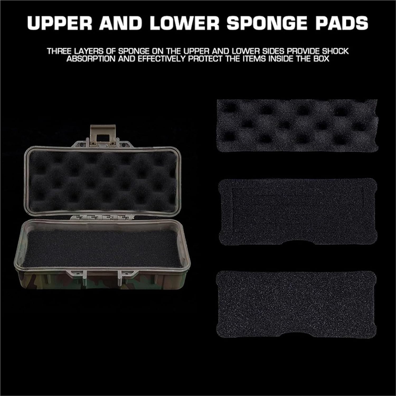 Tactical Equipment Storage Box Hard Shell Waterproof Case – Multifunctional Versatile Protective Box for Flashlight, Watch, Compass & Outdoor Gear image 5