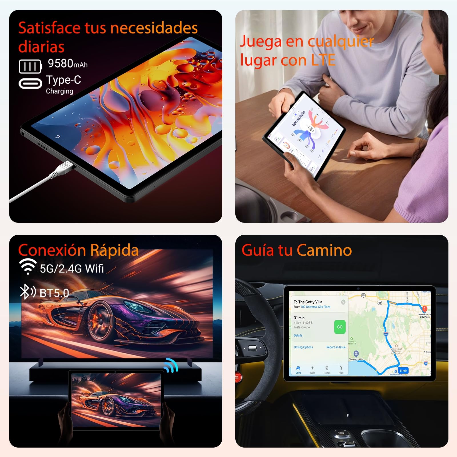 Tableta MAXLEGEN 11 Pulgadas Android 14 - 36GB RAM, 4G LTE, Teclado Y Ratón Incluidos