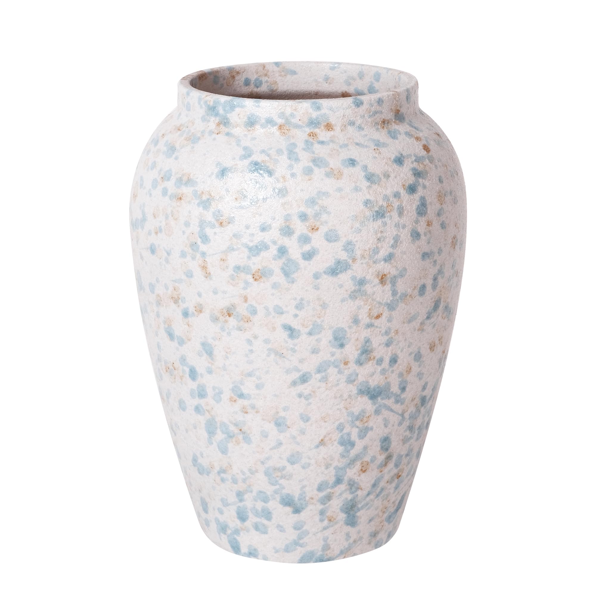 Ceramic Speckled Vase - 6 Inch