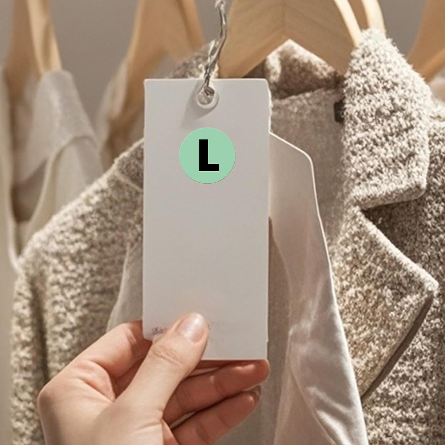 Circle Thermal Labels 1.18 Inch Green Round Vinyl Thermal Stickers for M110 M120 M220 M221 Self-Adhesive Waterproof Portable Direct Printer Label for Business Logo Design 300 PCS - Image 8