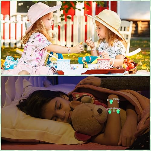 Miniatura 5 de Augshy Dijes de hongos, 64 piezas de cuentas de resina de hongo, adorno que brilla en la oscuridad, colgante para hacer pulseras, collares, joyas