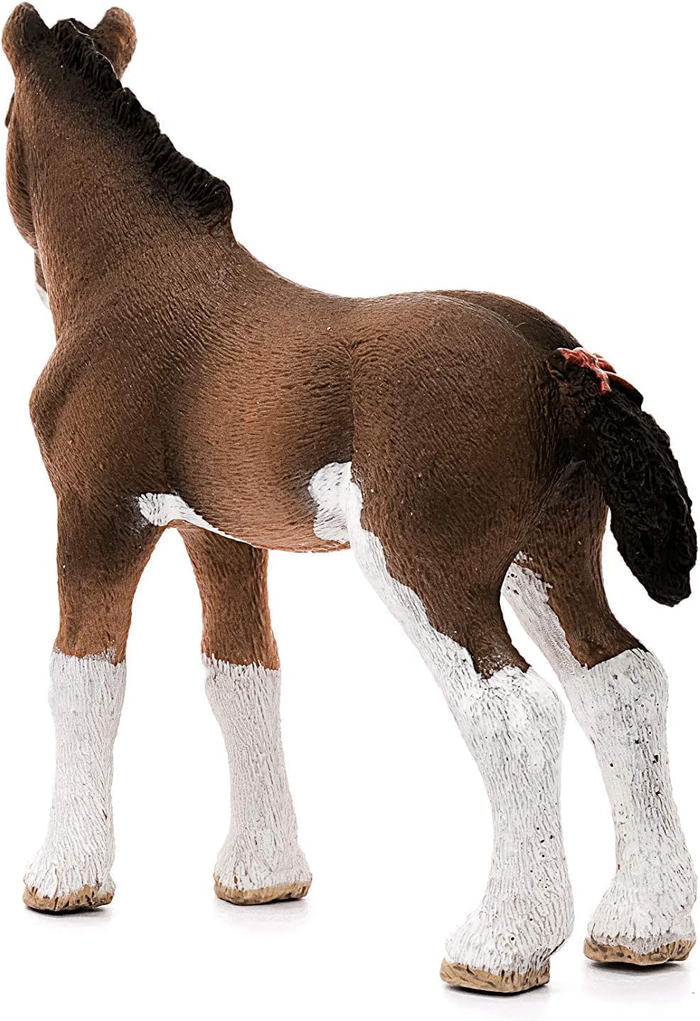 Schleich Farm World, Farm Animal Horse Toys for Kids and Toddlers, Clydesdale Foal Figurine, Ages 3+