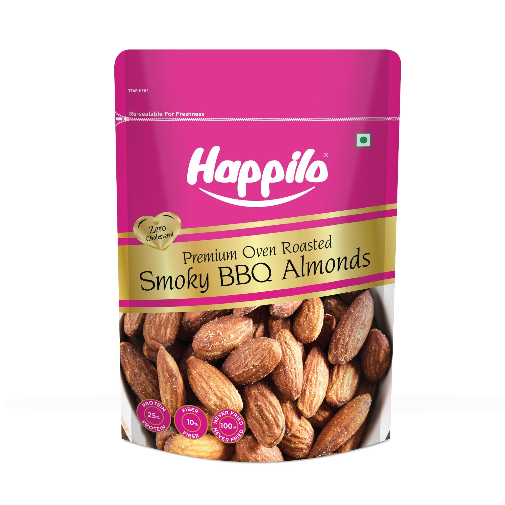 Happilo Barbeque Californian Almonds 200g, Super Healthy Crunchy Nuts, Non Fried, High Protein Dry Fruit (B0CR1G413K) Amazon Price History, Amazon Price Tracker
