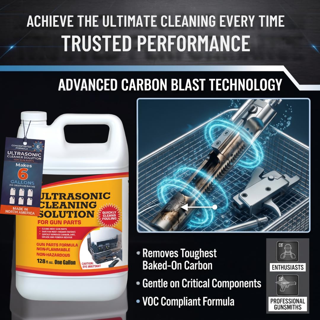 Ultrasonic Gun Cleaning Solution - Heavy Duty -6 Ultrasonic Gun Cleaning Solution - Heavy Duty -6