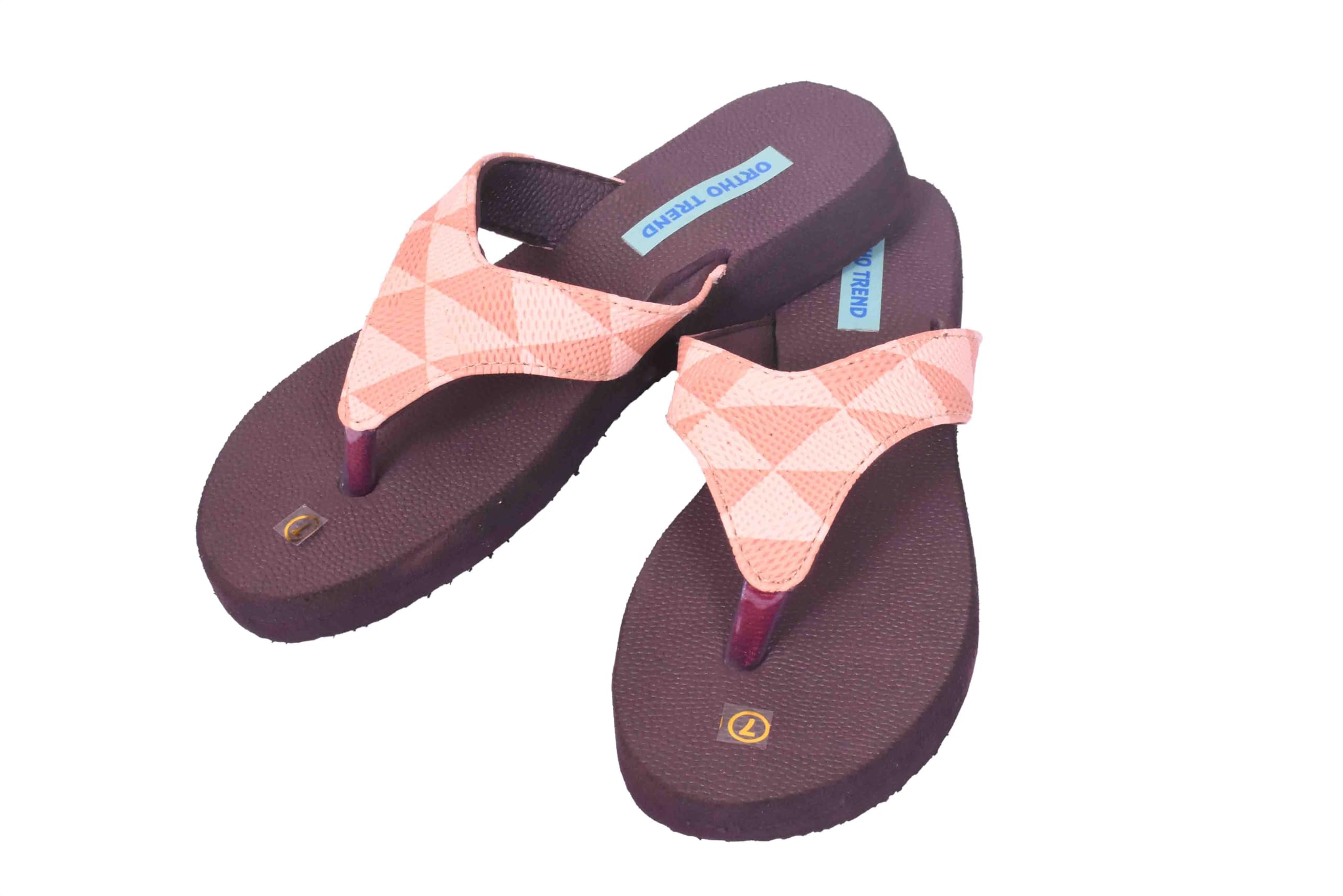 ORTHO TREND Women MCP Super Comfort Fit Casual Flip Flops Slipper/Chappal (Pink_8 Size) (B0DDTTG32K) Amazon Price History, Amazon Price Tracker