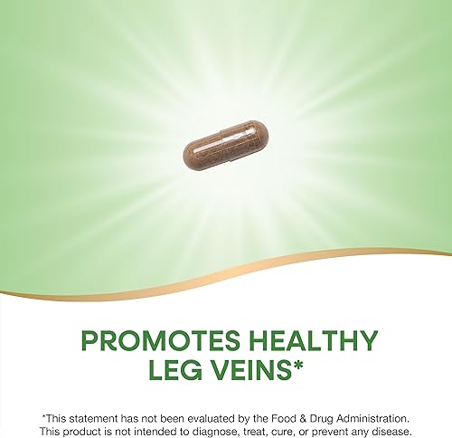Miniatura 3 de Nature's Way Extracto de castaño de indias, extracto premium, promueve venas saludables en las piernas*, 250 mg por porción, vegano, 90 cápsulas